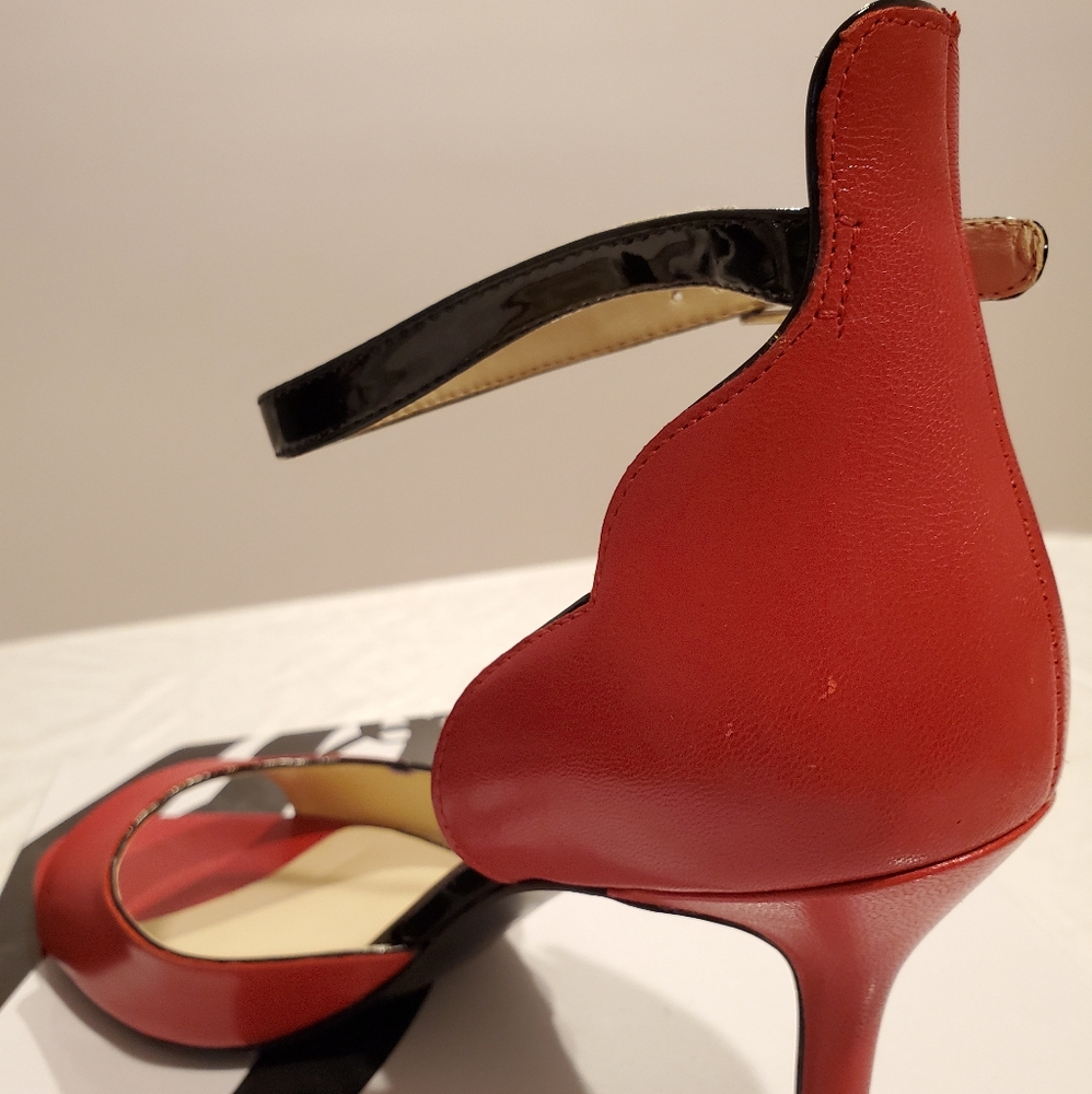 Nine West Leather Open Toe Heels - Picture 7 of 7